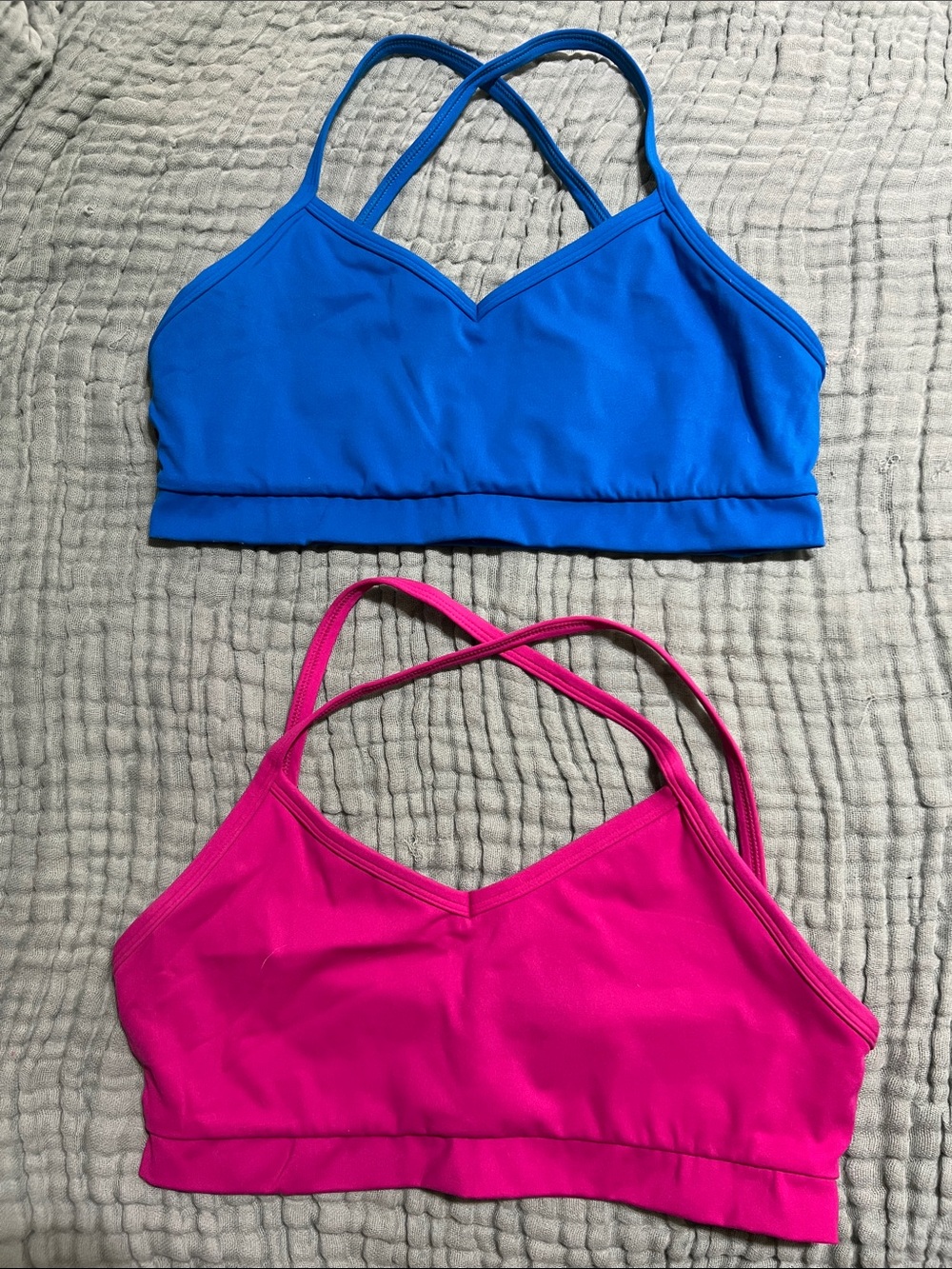 Sports Bra Blue and Pink